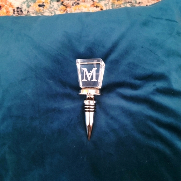 Dining Cypress Home Wine Stopper Letter M Poshmark